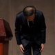 Kinam Kim, President & CEO, Device Solutions, Samsung Electronics bows in apology in Seoul, South Korea.
